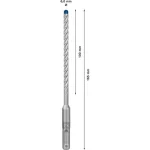 Bosch Σετ 50 Διαμαντοτρύπανα Καρβιδίου με SDS Plus Στέλεχος για Δομικά Υλικά και Μέταλλο 2608900191 - Image 4