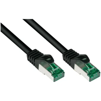 Alcasa S/FTP Cat.6a (Gigabit) Καλώδιο Δικτύου Ethernet 40m Μαύρο 8062-H400S