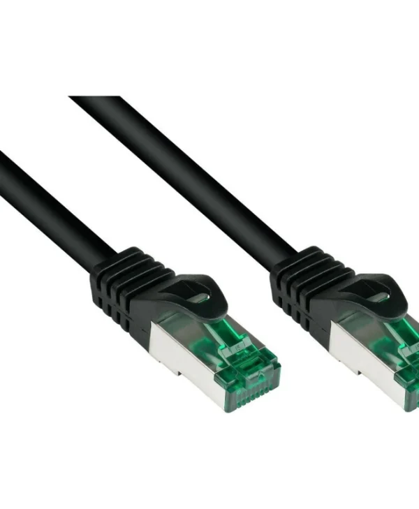 Alcasa S/FTP Cat.6a (Gigabit) Καλώδιο Δικτύου Ethernet 40m Μαύρο 8062-H400S