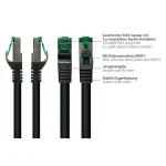 Alcasa S/FTP Cat.6a (Gigabit) Καλώδιο Δικτύου Ethernet 40m Μαύρο 8062-H400S - Image 2