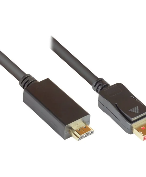 Good Connections Προσαρμογέας Καλωδίου Μετατροπέας DisplayPort / HDMI male σε DisplayPort / HDMI female 1τμχ DP14-HDMI1