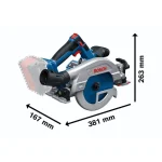 Bosch GKS 18V-57-2 Δισκοπρίονο Brushless 18V Solo 06016C1001 - Image 3