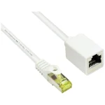 Alcasa S/FTP Cat.7 (10Gbps) Καλώδιο Δικτύου Ethernet 5m Λευκό 8070VR-050W