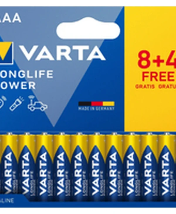 Varta Longlife Power Αλκαλικές Μπαταρίες AAA 1.5V 12τμχ 04903121772