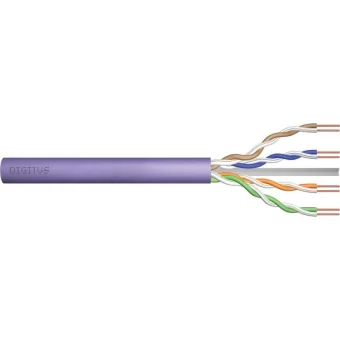 Digitus U/UTP Cat.6 (Gigabit) Καλώδιο Δικτύου Ethernet 100m Μωβ DK-1614-VH-1