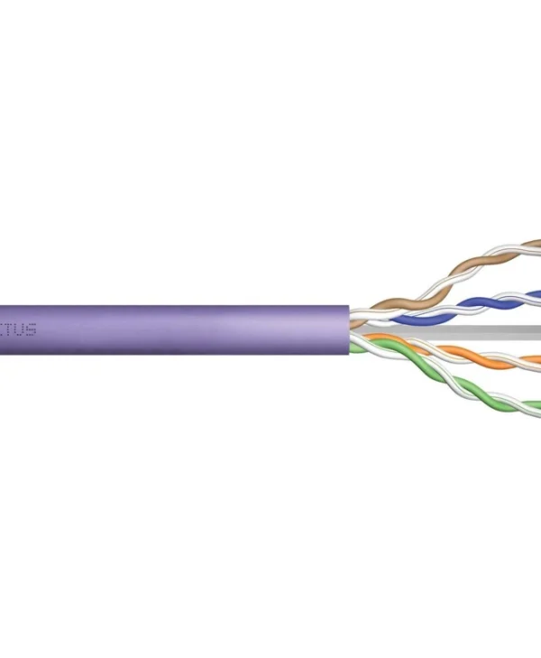 Digitus U/UTP Cat.6 (Gigabit) Καλώδιο Δικτύου Ethernet 100m Μωβ DK-1614-VH-1