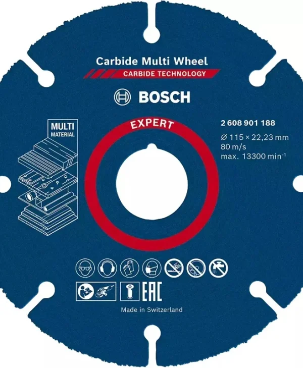 Bosch Δίσκος Κοπής Δομικών Υλικών 125mm 2608901189
