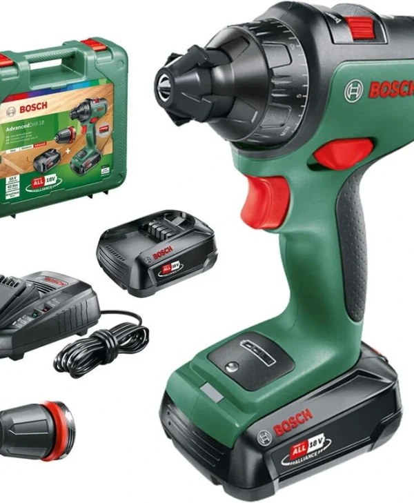 Bosch AdvancedDrill 18 Brushlless Δραπανοκατσάβιδο Μπαταρίας Brushless 18V 2x2.5Ah 06039B5006