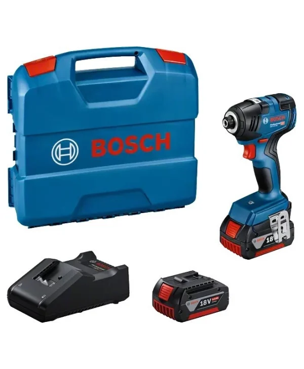 Bosch GDR 18V-200 Παλμικό Κατσαβίδι Μπαταρίας 18V 2x4Ah 06019J2107