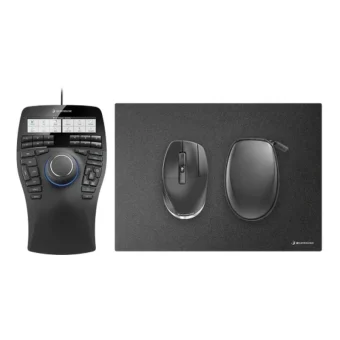 3D Connexion Spacemouse Enterprise Kit Ασύρματο Ποντίκι Μαύρο 3DX-700135