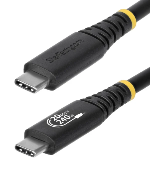 StarTech USB 2.0 Cable USB-C male - USB-C Μαύρο 2m CC2M20GUSB4TP