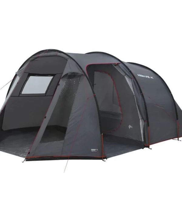High Peak Χειμερινή Σκηνή Camping Τούνελ Πράσινη με Διπλό Πανί για 4 Άτομα 240x240x190εκ. 10244
