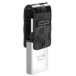 Silicon Power Mobile C31 16GB USB 3.1 Stick με σύνδεση USB-A & USB-C Γκρι SP016GBUC3C31V1K - Image 2