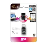 Silicon Power Mobile C31 16GB USB 3.1 Stick με σύνδεση USB-A & USB-C Γκρι SP016GBUC3C31V1K - Image 6