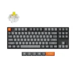 Keychron K8 Max K8M-B4 Ασύρματο Gaming Μηχανικό Πληκτρολόγιο Tenkeyless με Keychron Super Banana διακόπτες και RGB φωτισμό (Αγγλικό US)