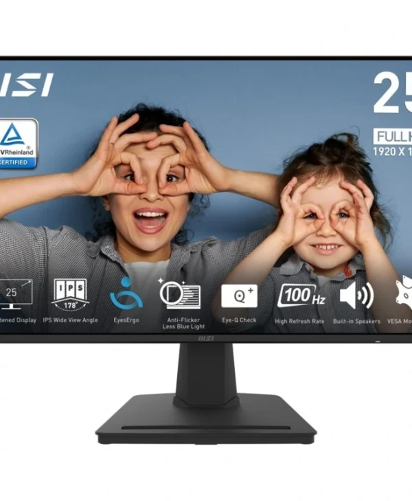 MSI PRO MP252 IPS Monitor 24.5" FHD 1920x1080 με Χρόνο Απόκρισης 4ms GTG