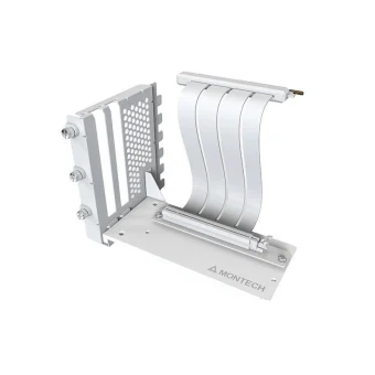 Montech Vgm 2 Video Card Riser Kit Pcie 4.0 White Vertical GPU Mounting Kit (W)
