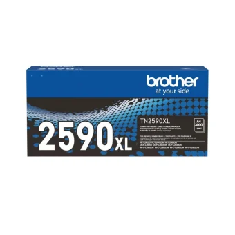 Brother TN-2590XL Γνήσιο Toner Laser Εκτυπωτή Μαύρο 3000 Σελίδων TN-2590XL TN2590XL