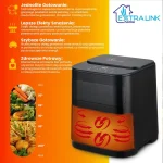 Extralink Air Fryer με Wi-Fi 5.2lt Μαύρο EX.34512 - Image 2
