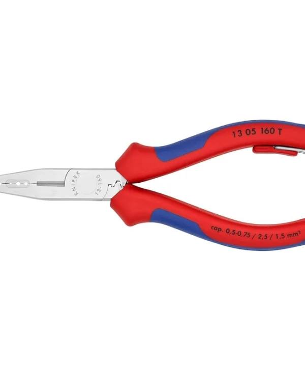 Knipex Μυτοτσίμπιδο Ίσιο Ηλεκτρολόγου Μήκους 160mm 1305160