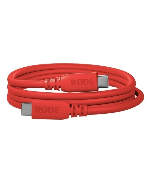 Rode USB 3.2 Cable USB-C male - USB-C 60W PD Κόκκινο 2m SC27-R