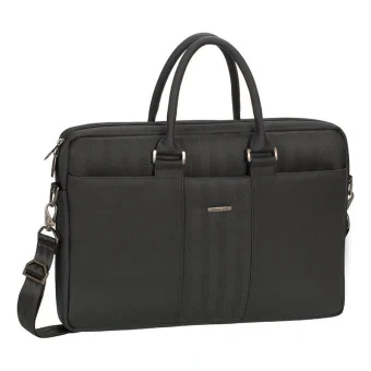 Rivacase 8135 Τσάντα Ώμου / Χειρός για Laptop 15.6" σε Μαύρο χρώμα 8135 BLACK