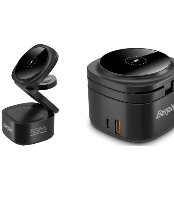 Energizer Ασύρματος Φορτιστής (Qi Pad) με Θύρα USB-A και Θύρα USB-C Power Delivery Μαύρος (WCP311) WCP-311