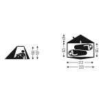 Salewa Micra II Σκηνή Camping Igloo Ορειβασίας Πράσινη με Διπλό Πανί 4 Εποχών για 2 Άτομα Αδιάβροχη 3000mm 222x190x107εκ. 0001834900020580 - Image 6
