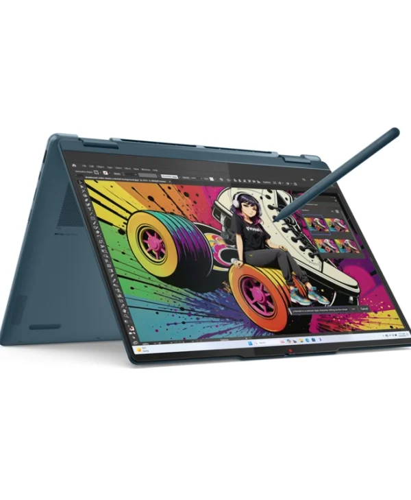 Lenovo Yoga 7 2-in-1 14AKP10 14" OLED Touchscreen 120Hz (Ryzen AI 300 Series-7 350/32GB/1TB SSD/W11 Home) Tidal Teal (GR Keyboard) 83JR001UGM