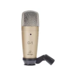 Behringer C-1 Πυκνωτικό Μικρόφωνο XLR Shock Mounted για Φωνητικά σε Ασημί Χρώμα 27000034 - Image 2
