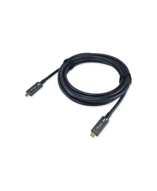 Equip USB 3.1 Cable USB-C male - USB-C 60W PD Μαύρο 10m 119468