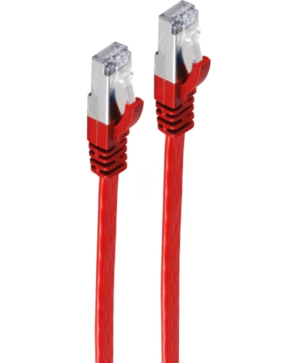 Shiverpeaks U/FTP (STP) Cat.7 (10Gbps) Καλώδιο Δικτύου Ethernet 3m Κόκκινο BS75513-SLR
