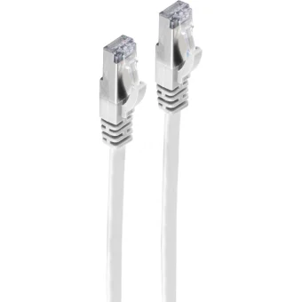Shiverpeaks Flat U/UTP Cat.7 (10Gbps) Καλώδιο Δικτύου Ethernet 3m Λευκό BS75513-SLW