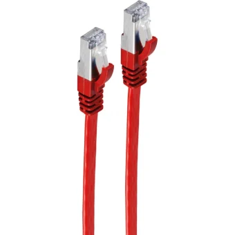 Shiverpeaks Flat U/UTP Cat.7 (10Gbps) Καλώδιο Δικτύου Ethernet 7.5m Κόκκινο BS75517-SLR