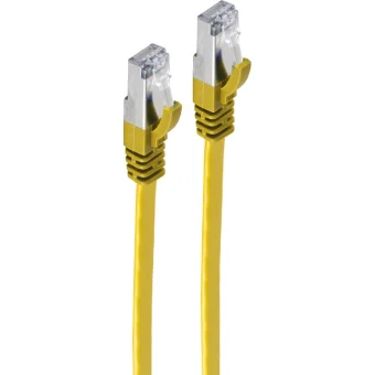 Shiverpeaks Flat U/UTP Cat.7 (10Gbps) Καλώδιο Δικτύου Ethernet 7.5m Κίτρινο BS75517-SLY