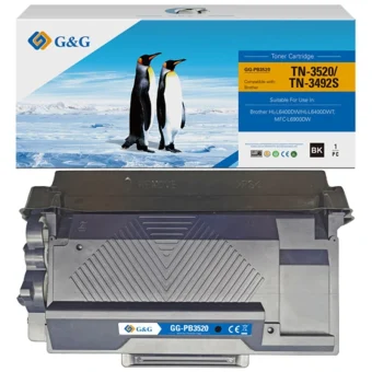 G&g Compatible Toner Cartridge Brother Tn3520 Nt-pb3520 Black 20000s 14298