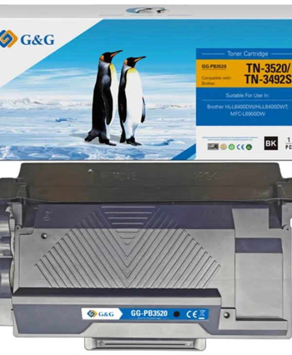 G&g Compatible Toner Cartridge Brother Tn3520 Nt-pb3520 Black 20000s 14298