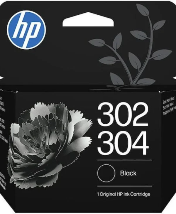 HP 302_304 Γνήσιο Μελάνι Εκτυπωτή InkJet Μαύρο (B7RT7AE)