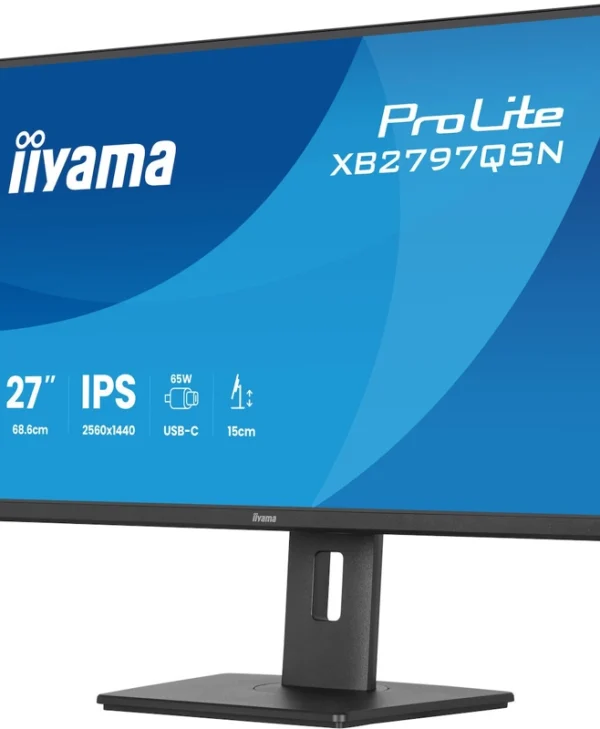 Iiyama ProLite IPS Monitor 27" QHD 2560x1440 XB2797QSN-B1