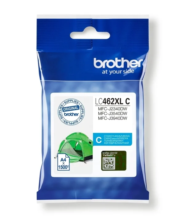 Brother LC462XLC Γνήσιο Μελάνι Εκτυπωτή InkJet Κυανό (LC-462XLC)