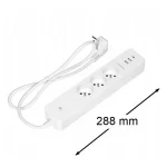 Orno Smart Πολύπριζο με Διακόπτη OR-SH-17520/W - Image 3