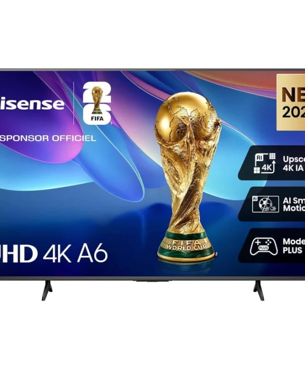 Hisense Smart Τηλεόραση 58" 4K UHD LED A6S HDR (2026) 58A6S