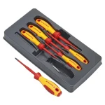 Knipex Σετ Κατσαβίδια Ηλεκτρολόγου VDE 1000V με 6 Εναλλασσόμενες Μύτες 4162933 - Image 2