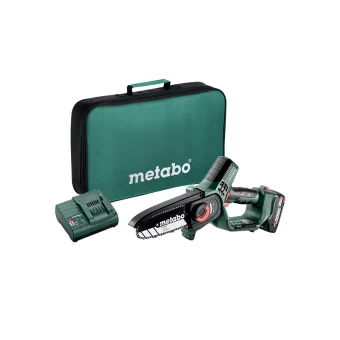 Metabo Ms 18 Ltx Αλυσοπρίονο Μπαταρίας Solo 18V 1.6kg με Λάμα 8cm 600856500