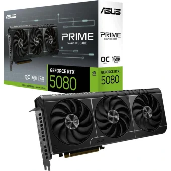 Asus GeForce RTX 5080 16GB GDDR7 PRIME OC EVO Κάρτα Γραφικών 90YV0LX4-M0NA00