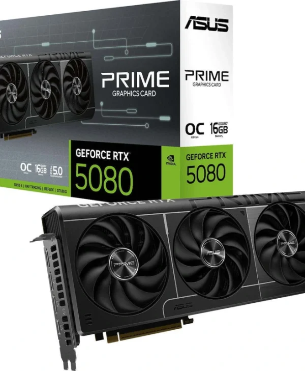 Asus GeForce RTX 5080 16GB GDDR7 PRIME OC EVO Κάρτα Γραφικών 90YV0LX4-M0NA00