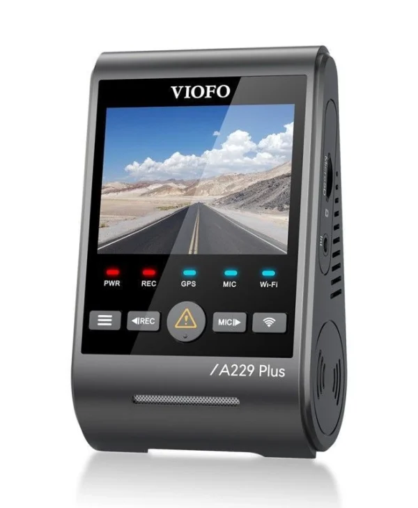 Viofo A229 Plus Κάμερα DVR Αυτοκινήτου 1440P με Οθόνη 2.4" Wi-Fi, GPS A229 PLUS 1CH-G GPS