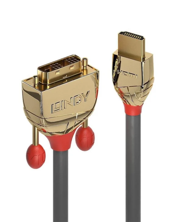 Lindy Cable DVI-D male - HDMI male 2m Μαύρο (36195) 3884323