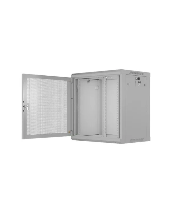 Lanberg Επιτοίχια Καμπίνα Rack 12U Γκρι WF01-6412-23S