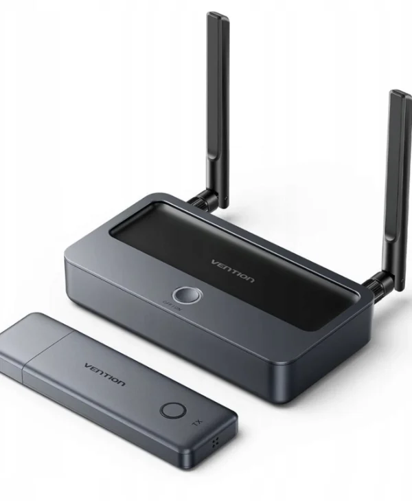 Wireless Enterprise Hdmi To Hdmi + Vga + 3.5mm Trs + Usb-c Transmitter Receiver Gray ADTH0